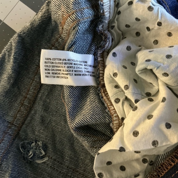 Kate Spade x Target Collaboration Dark Blue Boyfriend Jeans Size 4 - EUC - Picture 7 of 7